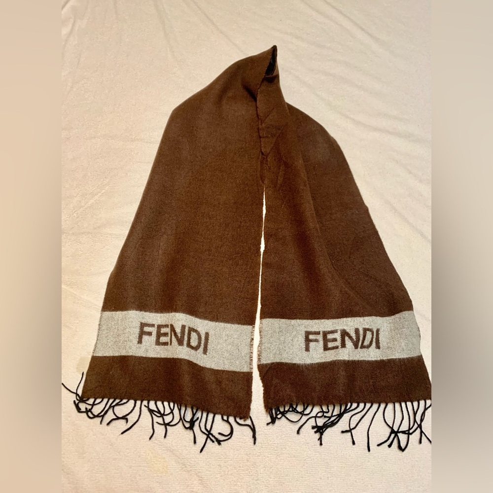 COPY - 100% Authentic Fendi Unisex Wool Scarf